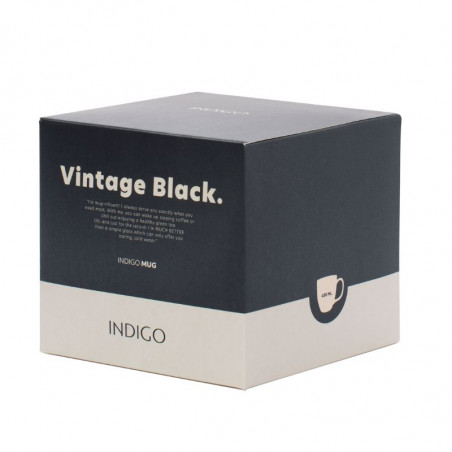 Vintage Black Indigo Keramische Mug