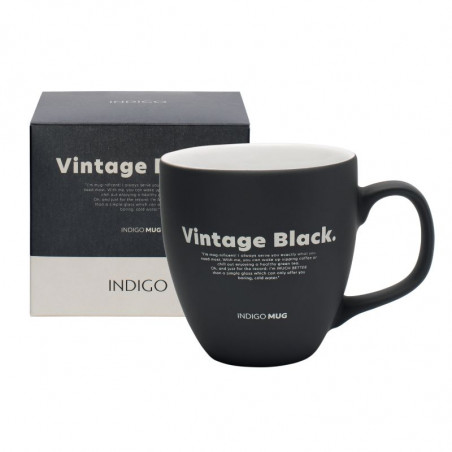 Vintage Black Indigo Keramische Mug